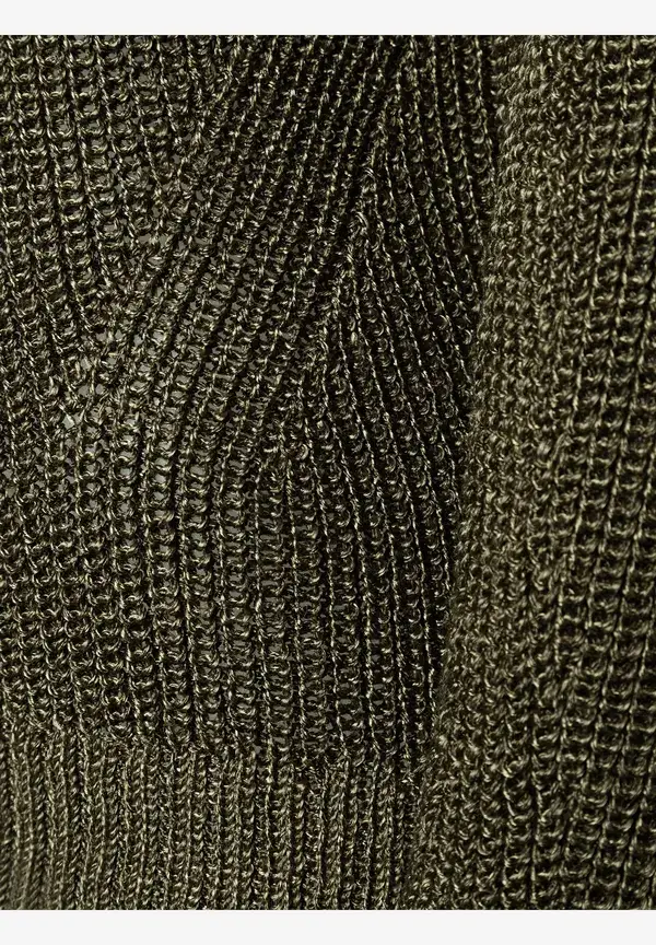 More & More Pullover mit Glanz, oliv Hotsell