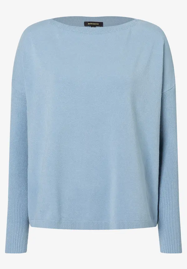 More & More Pullover, hellblau Günstiger Verkauf