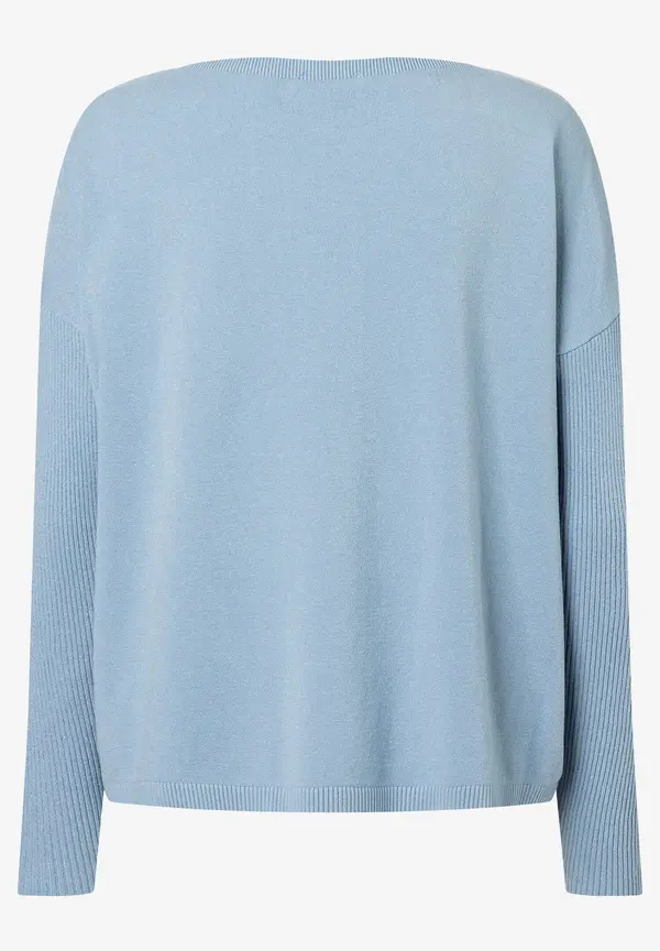 More & More Pullover, hellblau Günstiger Verkauf