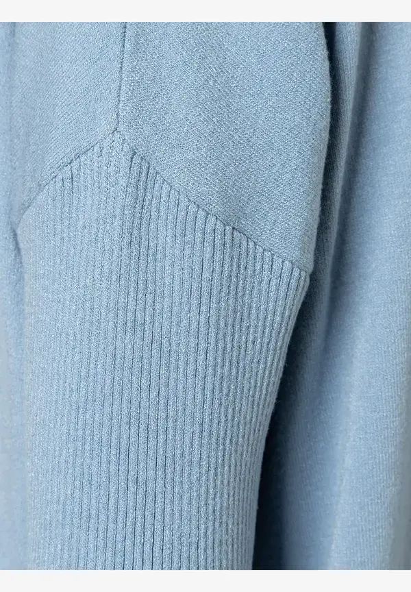 More & More Pullover, hellblau Günstiger Verkauf