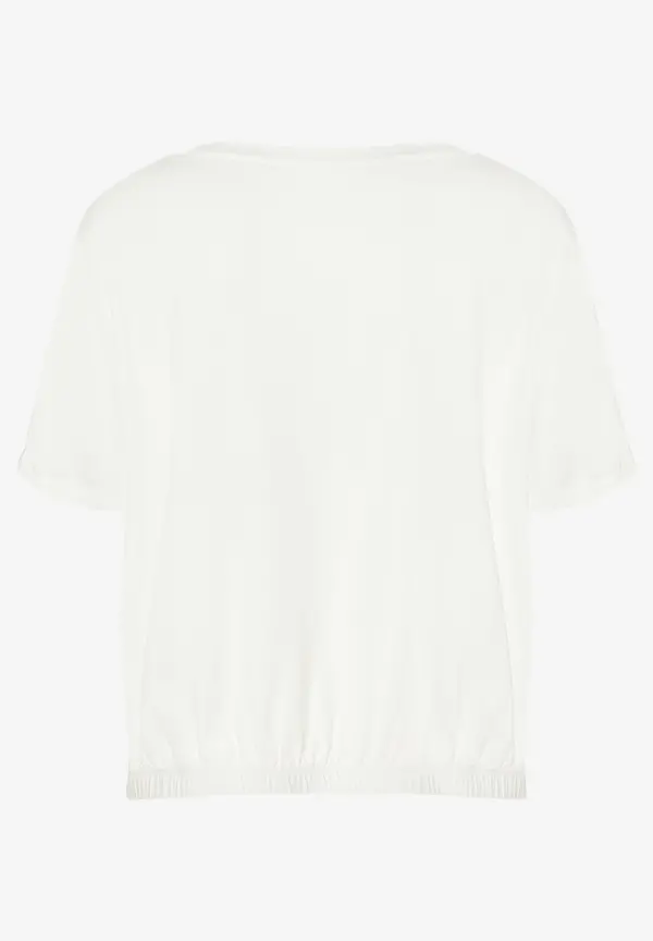 More & More Shirt mit Faltendetail, ecru, Sommer-Kollektion Black Friday