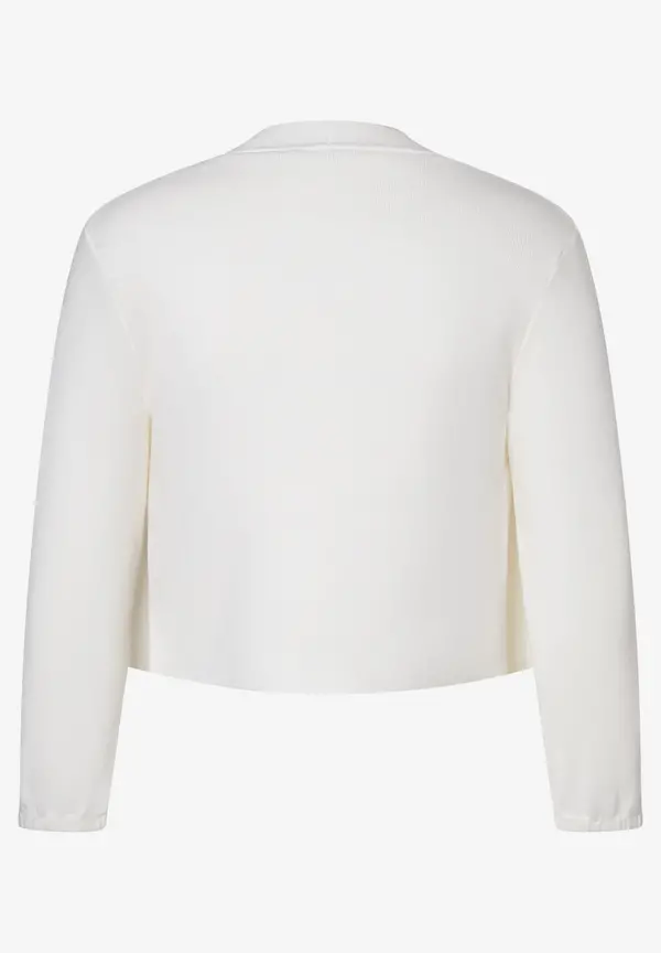 More & More kurzer Cardigan, ecru, Frühjahrs-Kollektion Heißer Verkauf