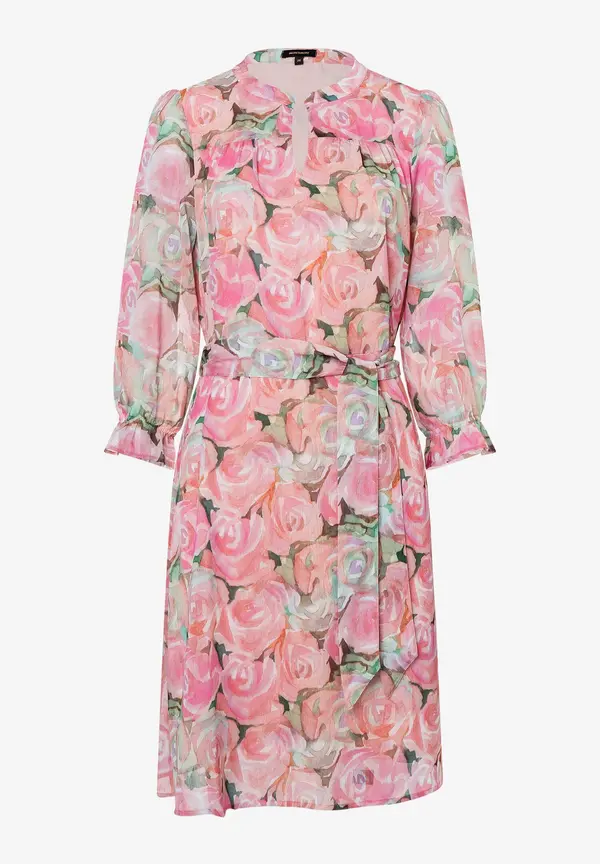 More & More Chiffonkleid, Rosenprint, Sommer-Kollektion Bestseller