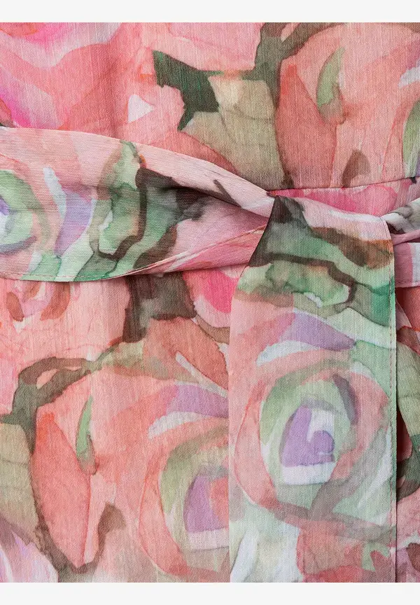 More & More Chiffonkleid, Rosenprint, Sommer-Kollektion Bestseller