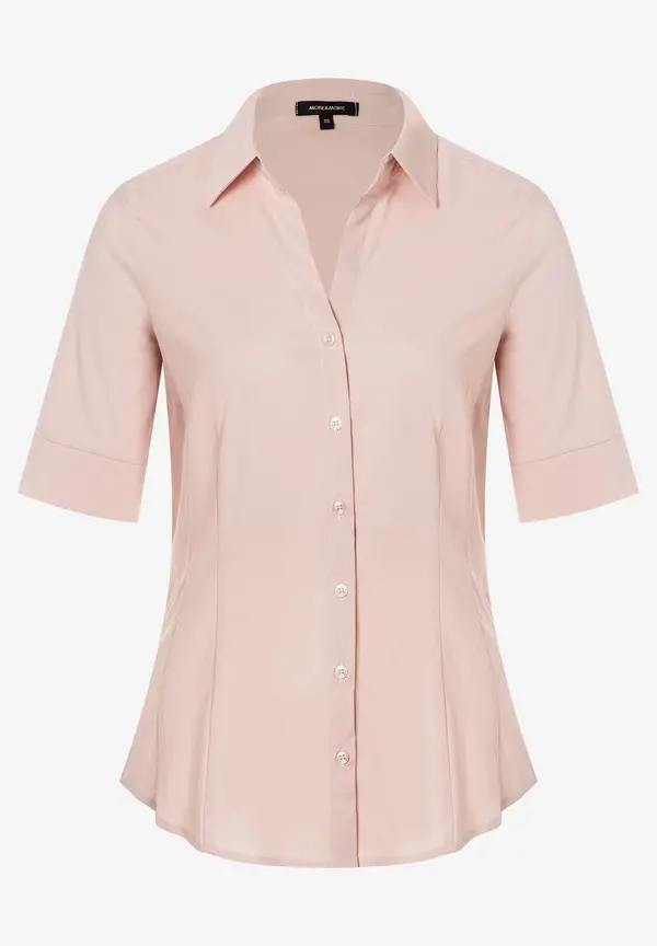 More & More Baumwoll/Stretch Bluse, powder rose, Sommer-Kollektion Neueste Stile