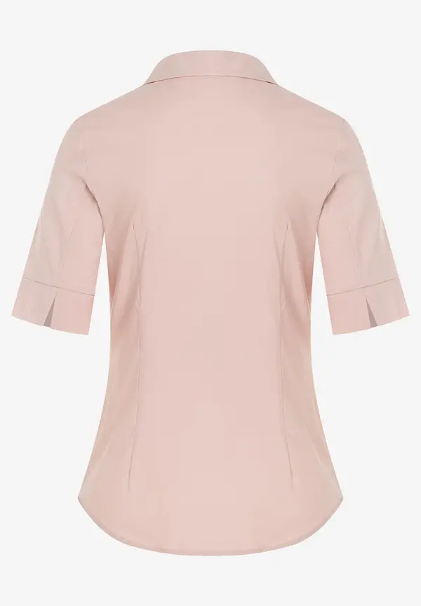 More & More Baumwoll/Stretch Bluse, powder rose, Sommer-Kollektion Neueste Stile
