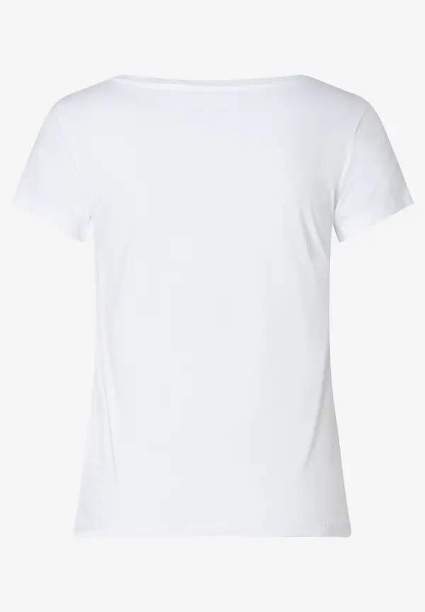 More & More T-Shirt mit Frontprint, weiß, Frühjahrs-Kollektion Nur für heute