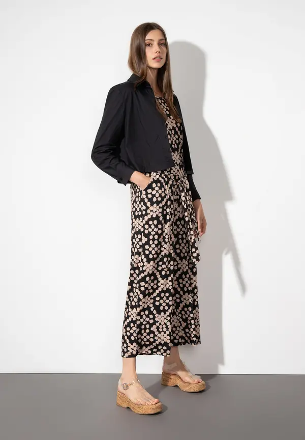 More & More Jumpsuit, Dot Pattern Print Speichern exportieren