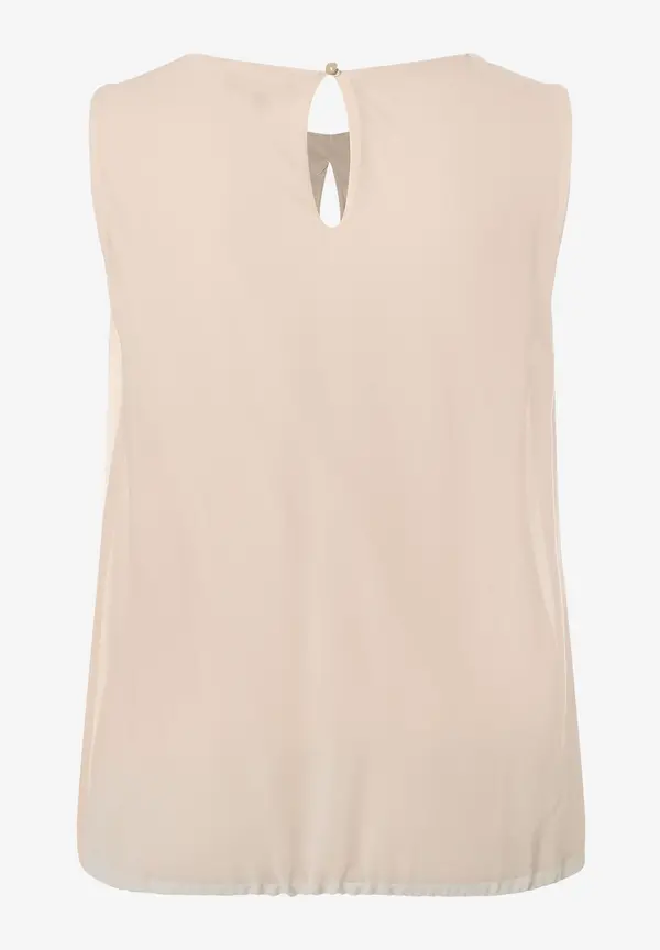 More & More Chiffon Blusentop, beige, Frühjahrs-Kollektion Online