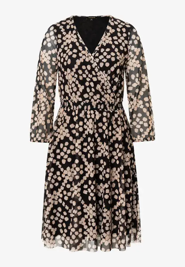 More & More Meshkleid, Dot Pattern Print Günstiger Verkauf