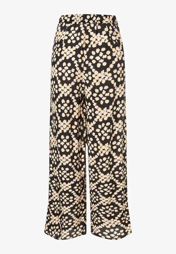 More & More Palazzohose, Dot Pattern Print Sonderangebot