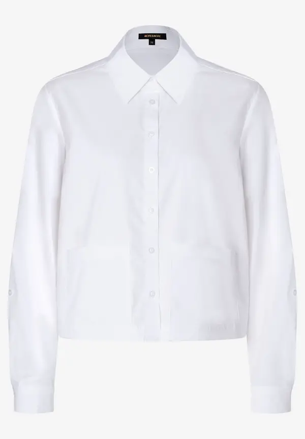 More & More kurze Blusenjacke, weiß Online Shopping