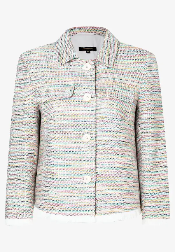 More & More Jacke mit Fransen, Sommer-Kollektion Jubiläumsangebot