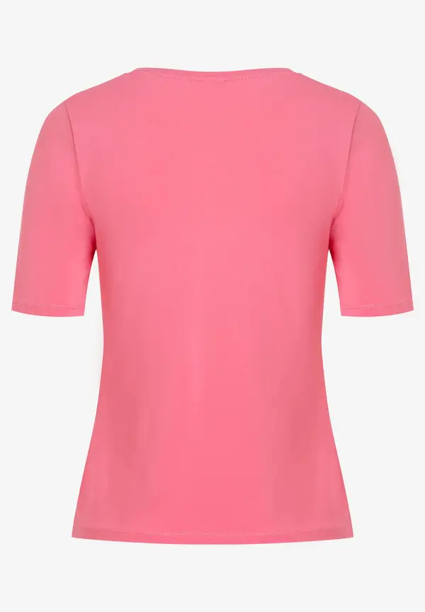More & More T-Shirt mit U-Boot Ausschnitt, sorbet pink, Sommer-Kollektion Tiefpreis