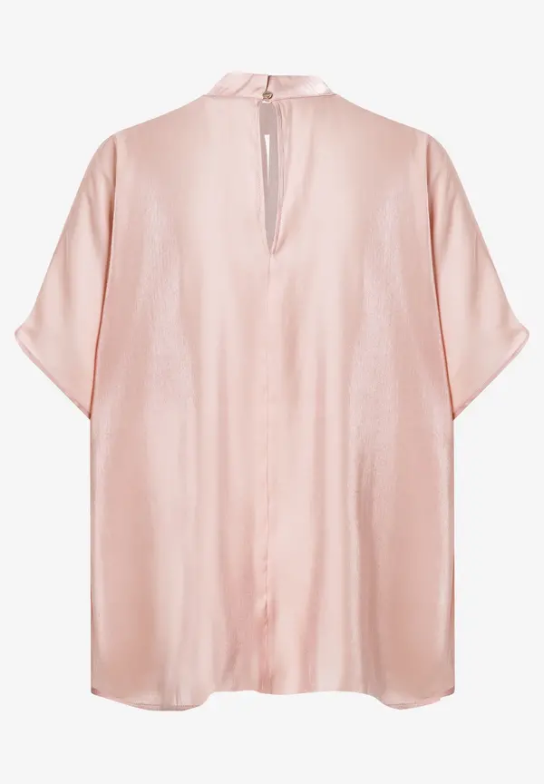 More & More schimmernde Bluse, powder rose, Sommer-Kollektion Wochenangebot