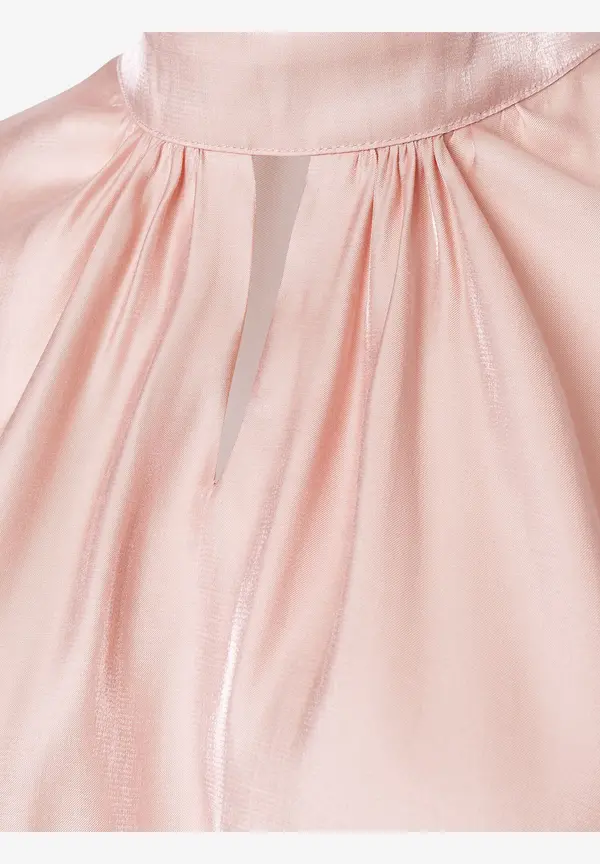 More & More schimmernde Bluse, powder rose, Sommer-Kollektion Wochenangebot