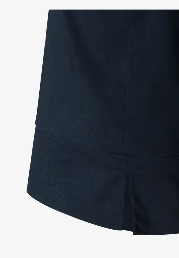 More & More Baumwoll/Stretch Bluse mit Stehkragen, marine, Sommer-Kollektion Nur für heute