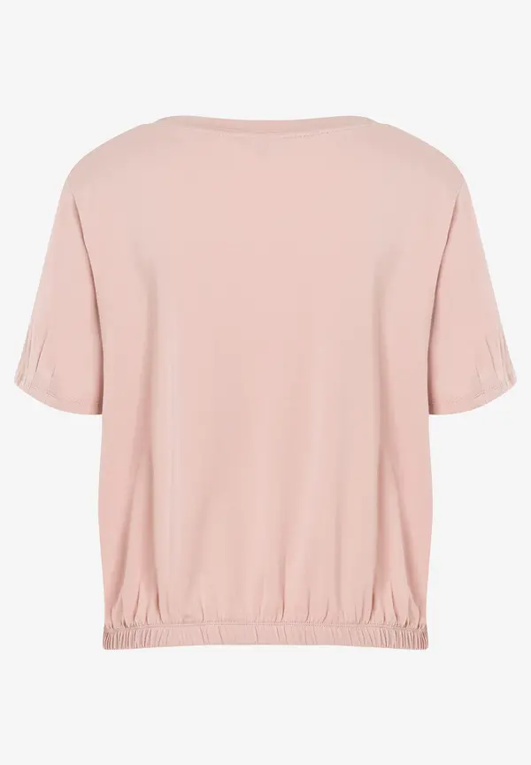 More & More Shirt mit Faltendetail, powder rose, Sommer-Kollektion Riesige Rabatte