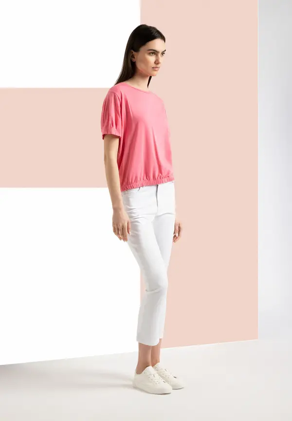 More & More verkürzte Coloured Denim, weiß, Frühjahrs-Kollektion Begrenzt auf 3 Tage