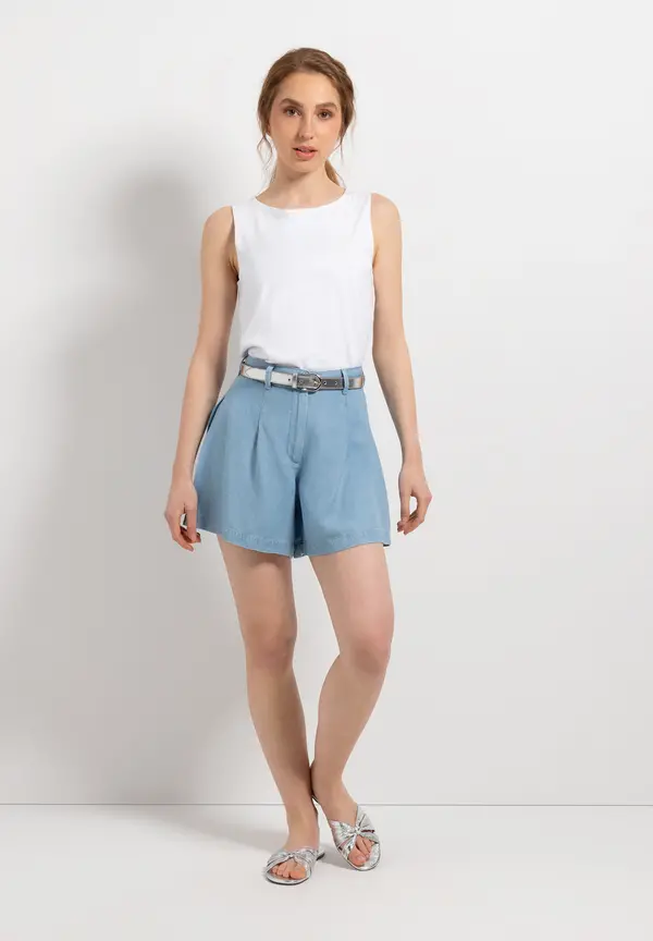 More & More Baumwoll/Stretch Top, weiß, Frühjahrs-Kollektion Black Friday Preise