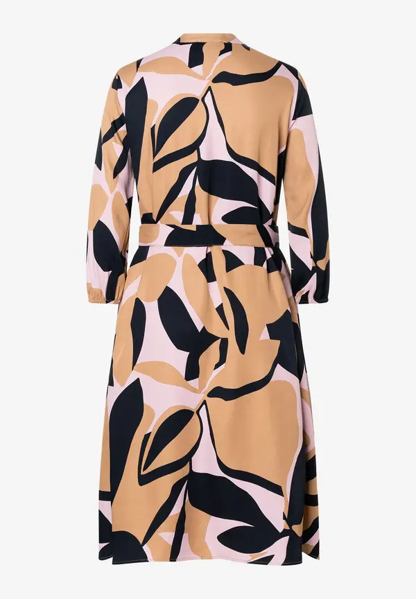 More & More Satinprint Kleid Auslauf