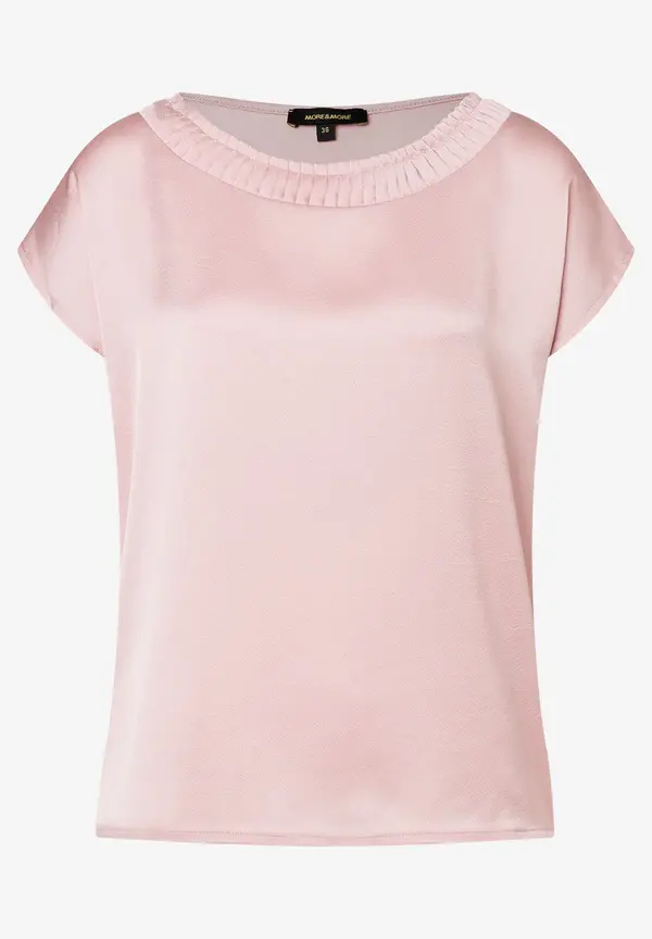 More & More Shirt mit Satinfront, rose blush Angebote