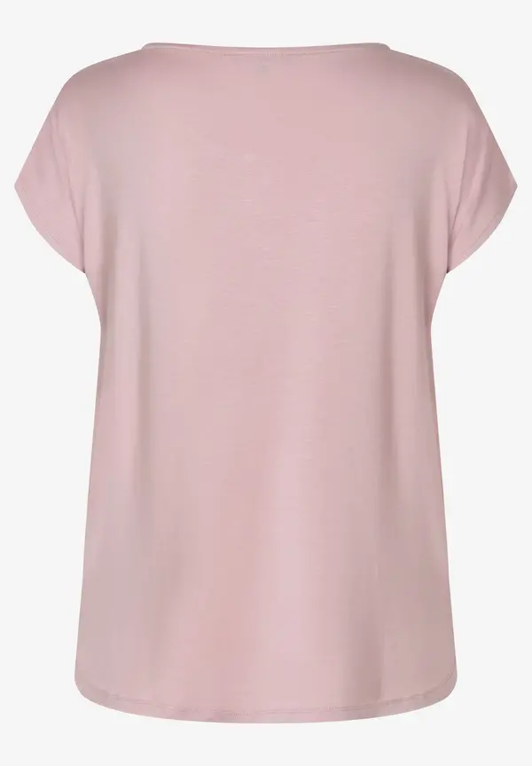 More & More Shirt mit Satinfront, rose flush Fabrikverkauf