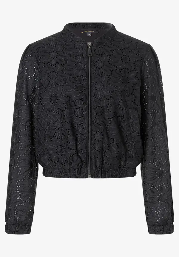 More & More Spitzen-Blouson, schwarz, Sommer-Kollektion Sonderangebot