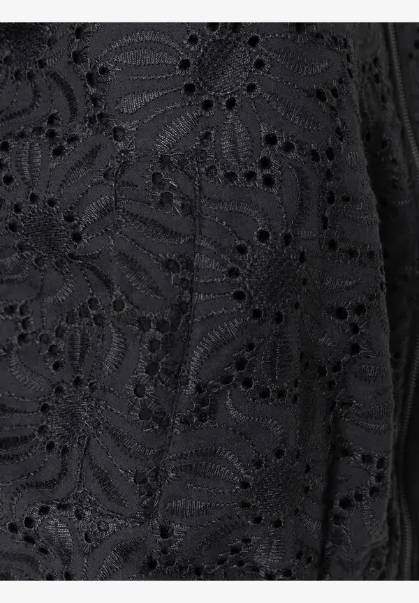 More & More Spitzen-Blouson, schwarz, Sommer-Kollektion Sonderangebot