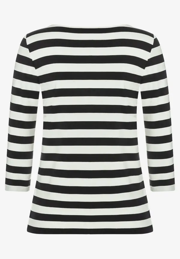 More & More Streifenshirt, marine/ecru, Frühjahrs-Kollektion Flash Sale