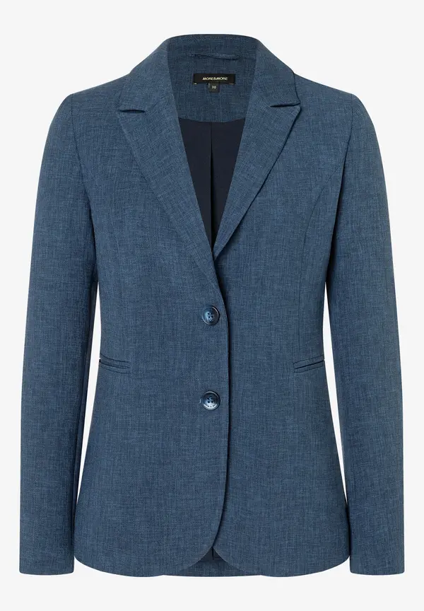 More & More Blazer, blau melange Online Shopping