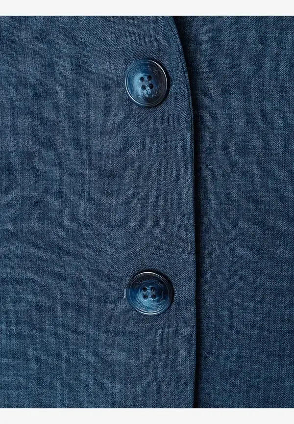 More & More Blazer, blau melange Online Shopping
