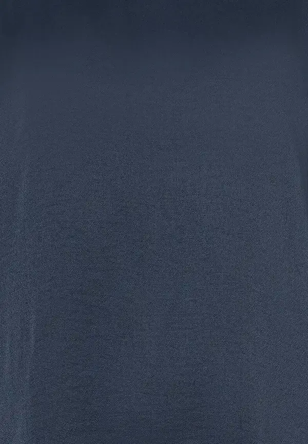 More & More Shirt mit Satinfront, marine Muttertagsangebot