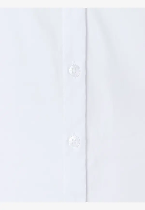More & More Baumwoll/Stretch Bluse, weiß Neueste Mode