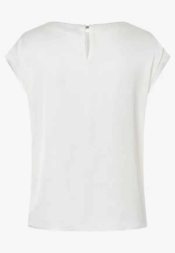 More & More Satinbluse, ecru, Sommer-Kollektion Zeitlich begrenztes Angebot