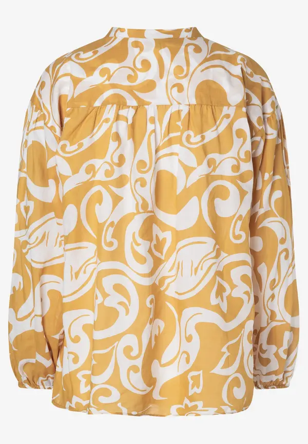 More & More Baumwollbluse, gelb/weiß, Sommer-Kollektion Saisonale Angebote