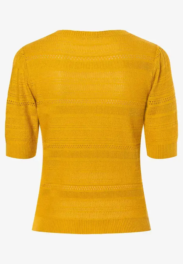 More & More Ajour Pullover, warm sunglow, Sommer-Kollektion Kauf eins, bekomm eins gratis