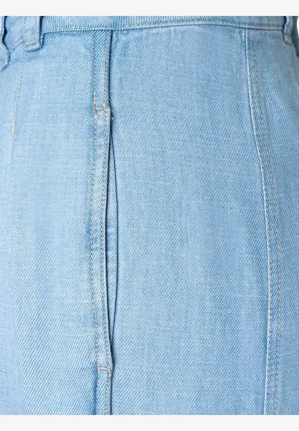 More & More weite Jeans, light blue denim, Sommer-Kollektion Letzte 2 Tage