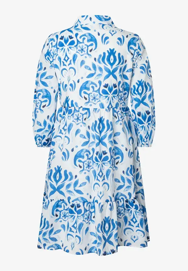 More & More Hemdblusenkleid, blau/weiß, Sommer-Kollektion Bis zu 60% Rabatt