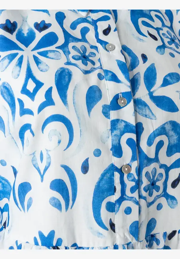 More & More Hemdblusenkleid, blau/weiß, Sommer-Kollektion Bis zu 60% Rabatt