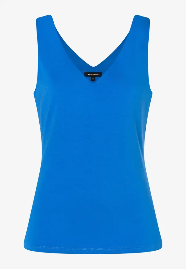 More & More Jerseytop mit V-Ausschnitt, magic blue, Sommer-Kollektion Bis zu 65% Rabatt