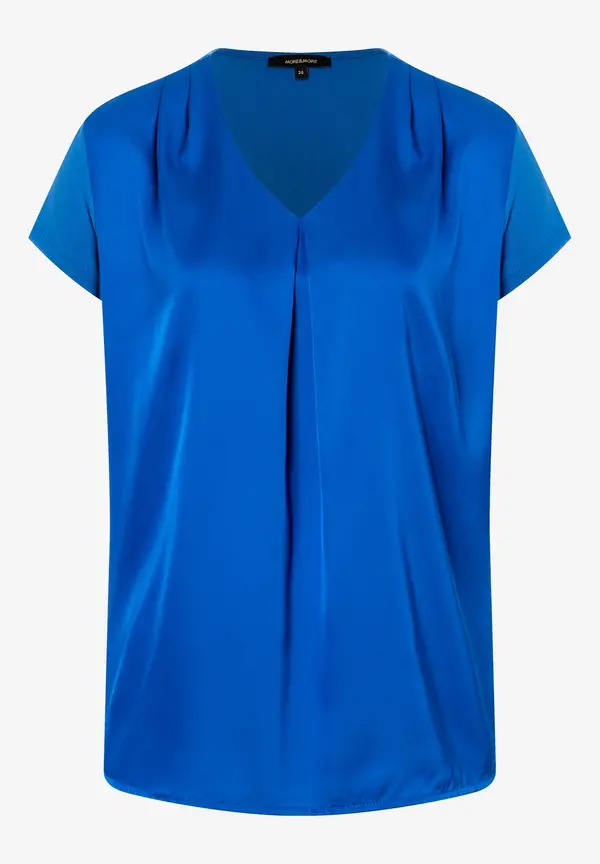More & More Blusenshirt, magic blue, Sommer-Kollektion Sonderangebot der Fabrik