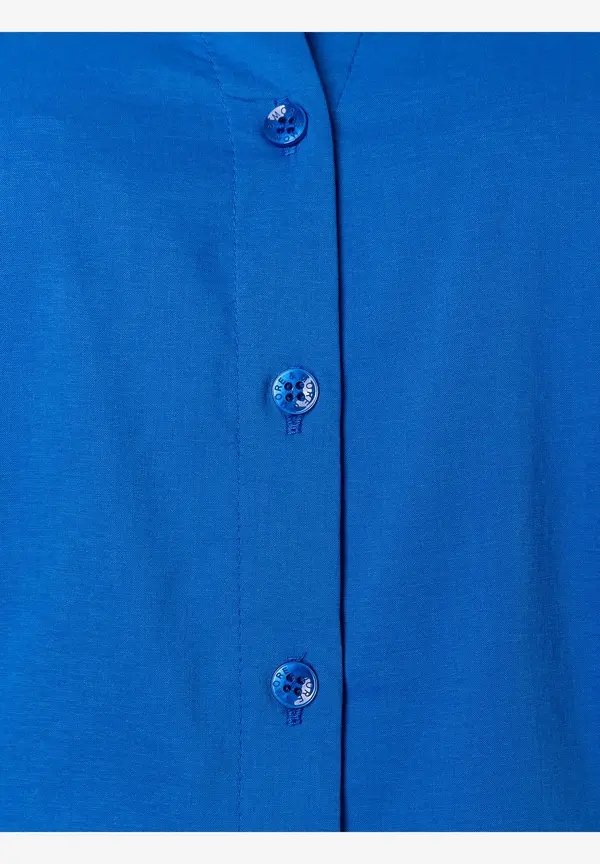 More & More Baumwoll/Stretch Bluse, magic blue, Sommer-Kollektion Vierteljährliche Förderung