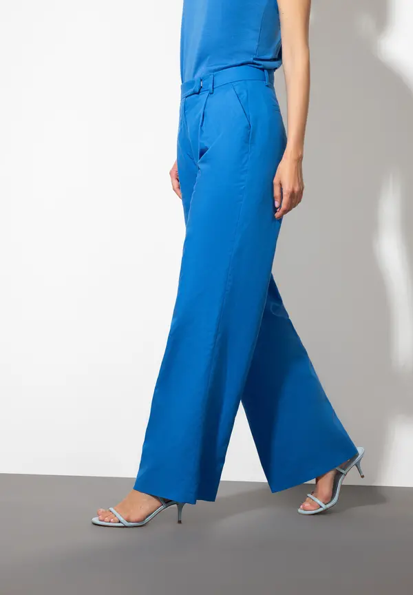 More & More Leinen/Lyocell Hose, magic blue, Sommer-Kollektion Discount Store für neue Produkte