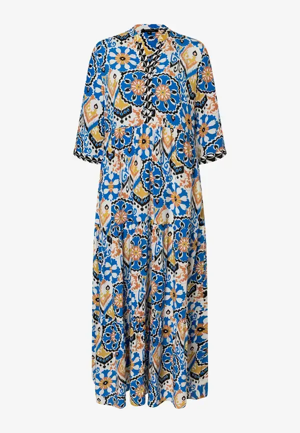 More & More langes Tunikakleid, Ornament-Print, Sommer-Kollektion Nur noch ein Tag übrig