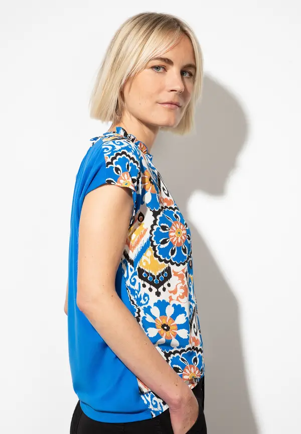 More & More Blusenshirt, Ornament Print, Sommer-Kollektion Riesige Rabatte
