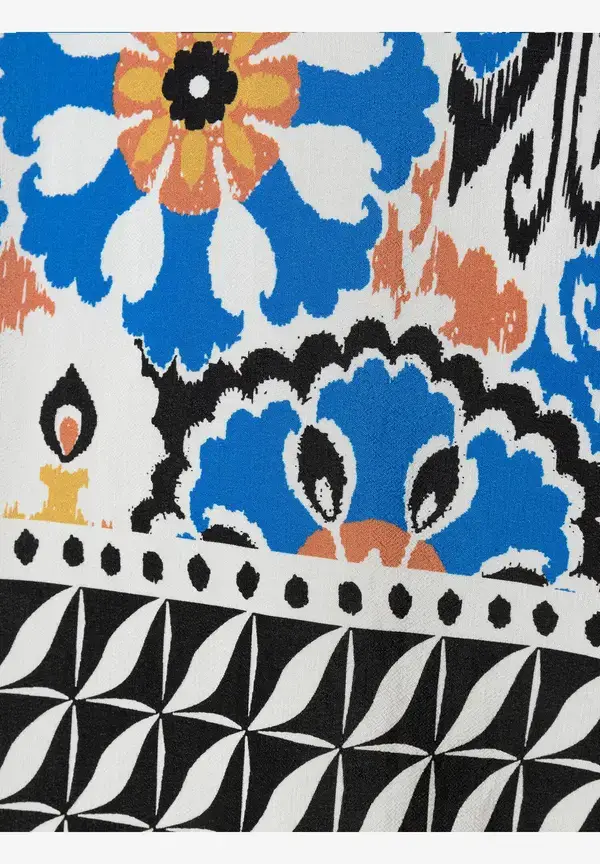 More & More Viskosebluse, Ornament-Print, Sommer-Kollektion Kostenloser Versand international