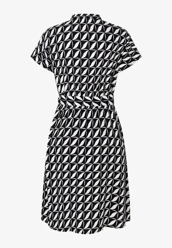 More & More Blusenkleid, grafischer Print, Sommer-Kollektion Black Friday Preise