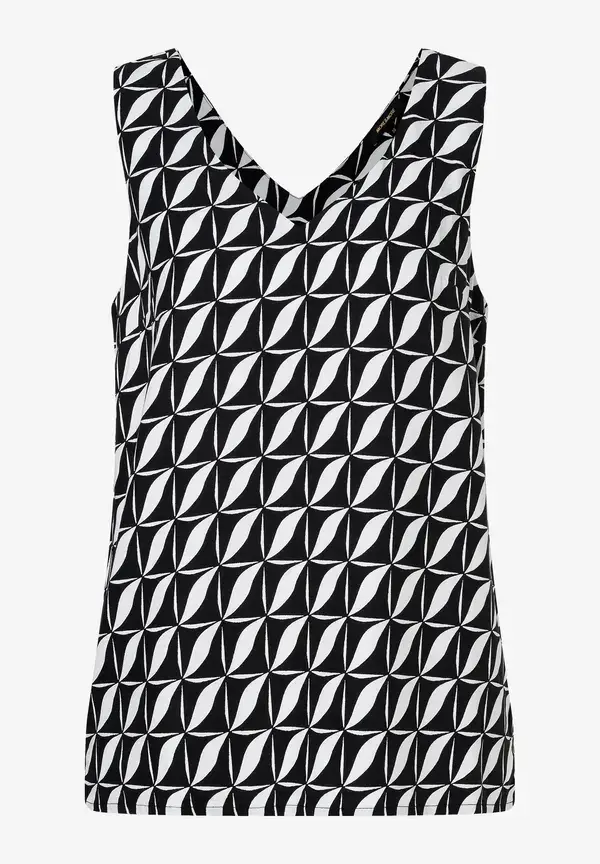 More & More Blusentop, grafischer Print, Sommer-Kollektion Im Verkauf