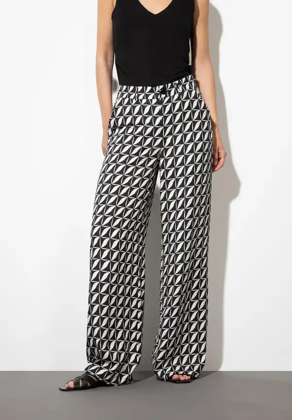 More & More Palazzohose, grafischer Print, Sommer-Kollektion Rabatte dieses Monats